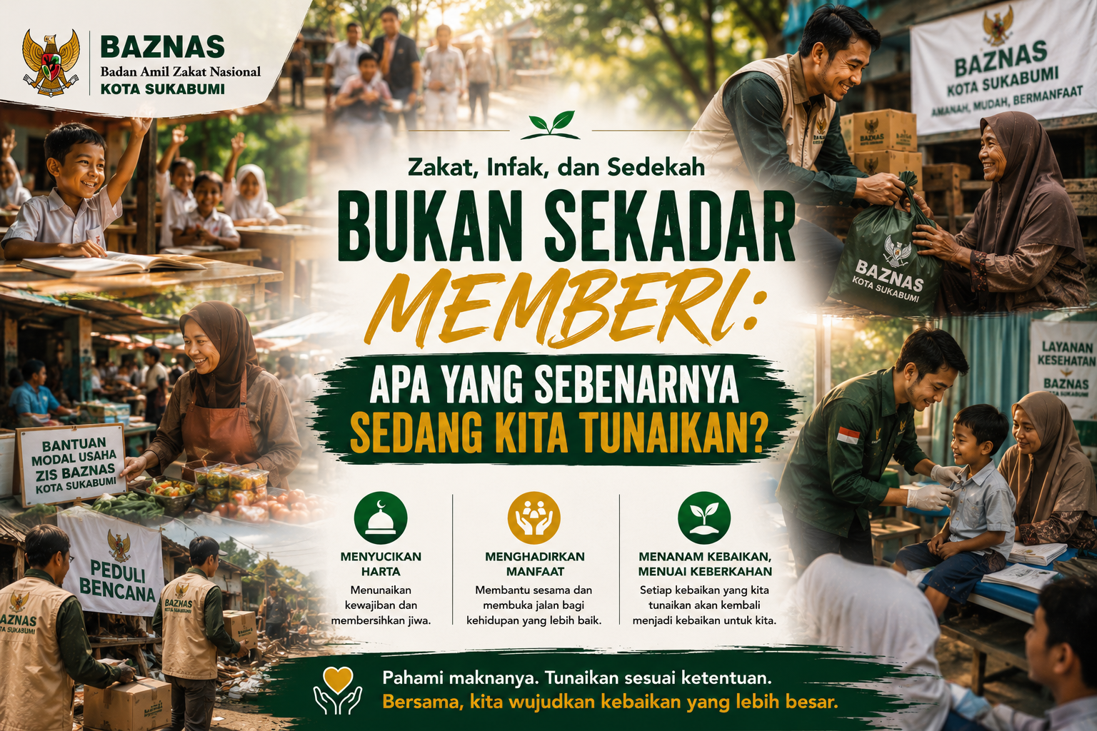 Zakat, Infak, dan Sedekah Bukan Sekadar Memberi: Apa yang Sebenarnya Sedang Kita Tunaikan?