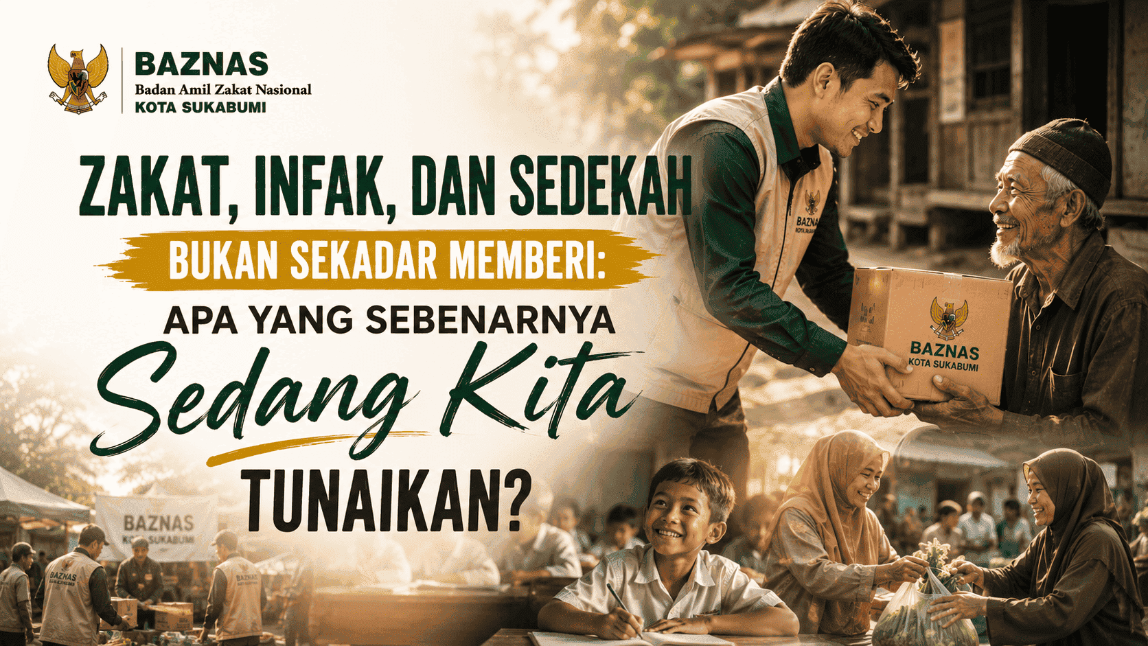 Zakat, Infak, dan Sedekah Bukan Sekadar Memberi: Apa yang Sebenarnya Sedang Kita Tunaikan?