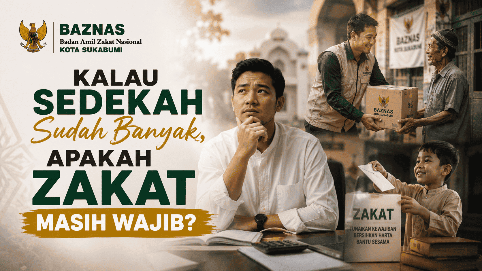 Kalau Sedekah Sudah Banyak, Apakah Zakat Masih Wajib?