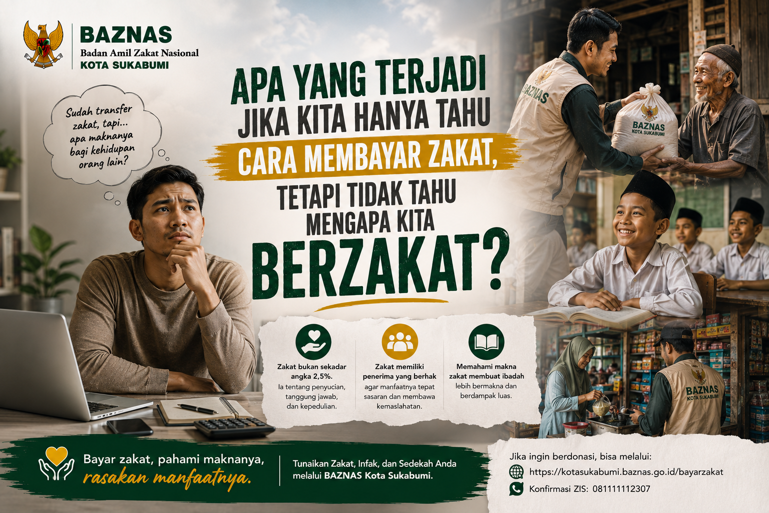 Apa yang Terjadi Jika Kita Hanya Tahu Cara Membayar Zakat, tetapi Tidak Tahu Mengapa Kita Berzakat?