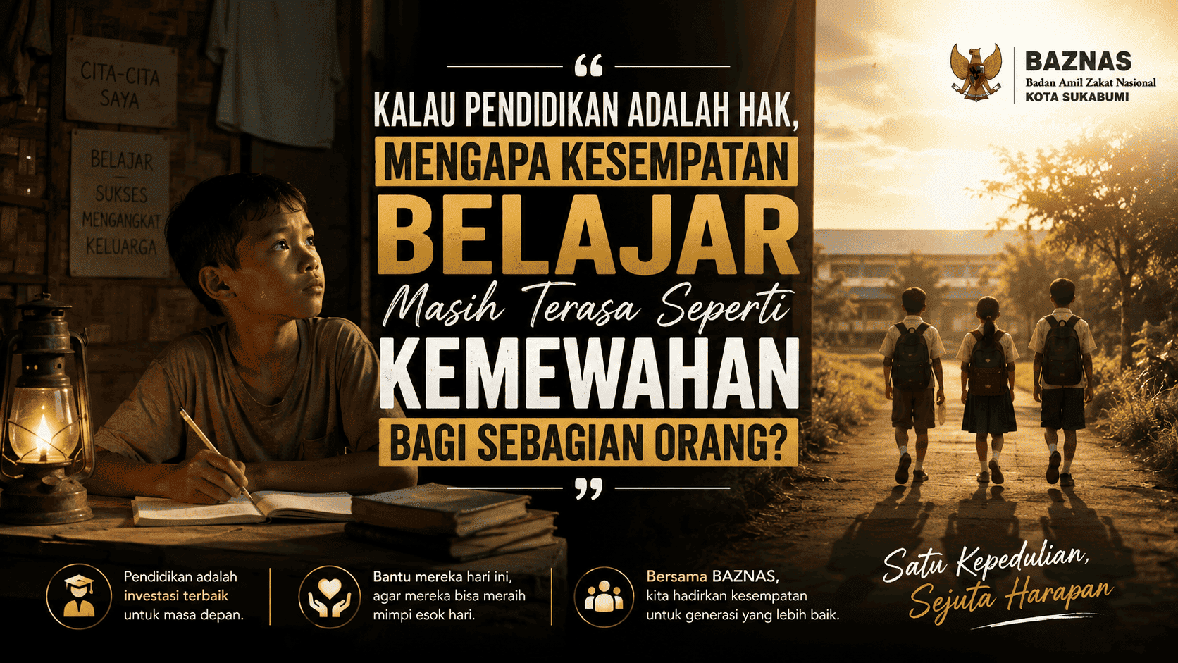 Kalau Pendidikan Adalah Hak, Mengapa Kesempatan Belajar Masih Terasa Seperti Kemewahan bagi Sebagian Orang?