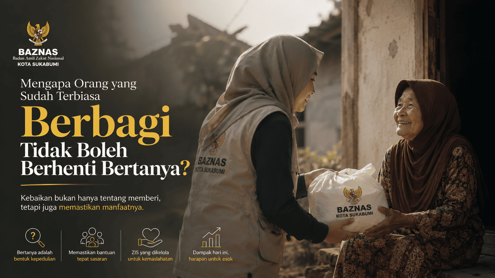 Mengapa Orang yang Sudah Terbiasa Berbagi Tidak Boleh Berhenti Bertanya?