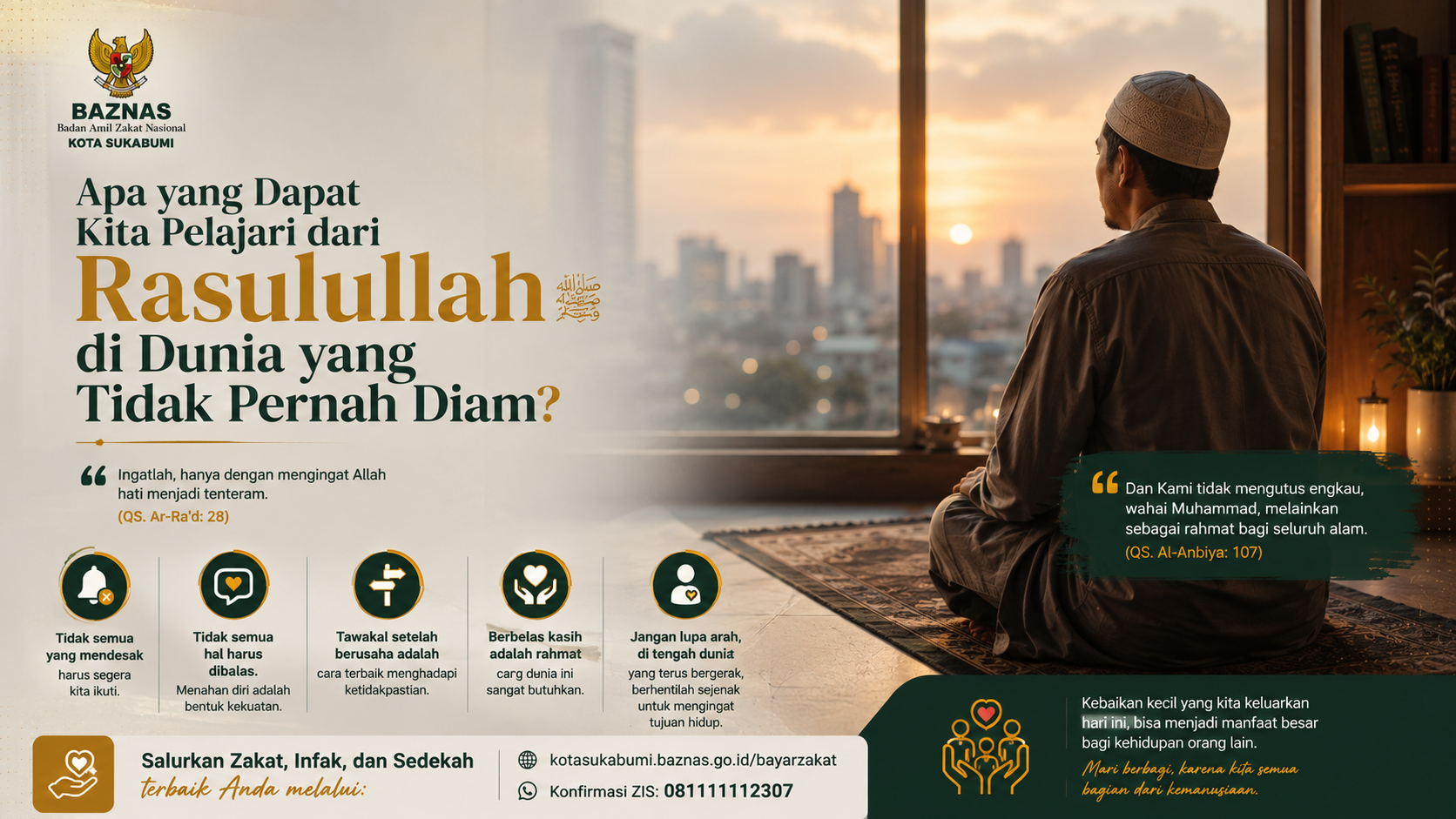 Apa yang Dapat Kita Pelajari dari Rasulullah di Dunia yang Tidak Pernah Diam?