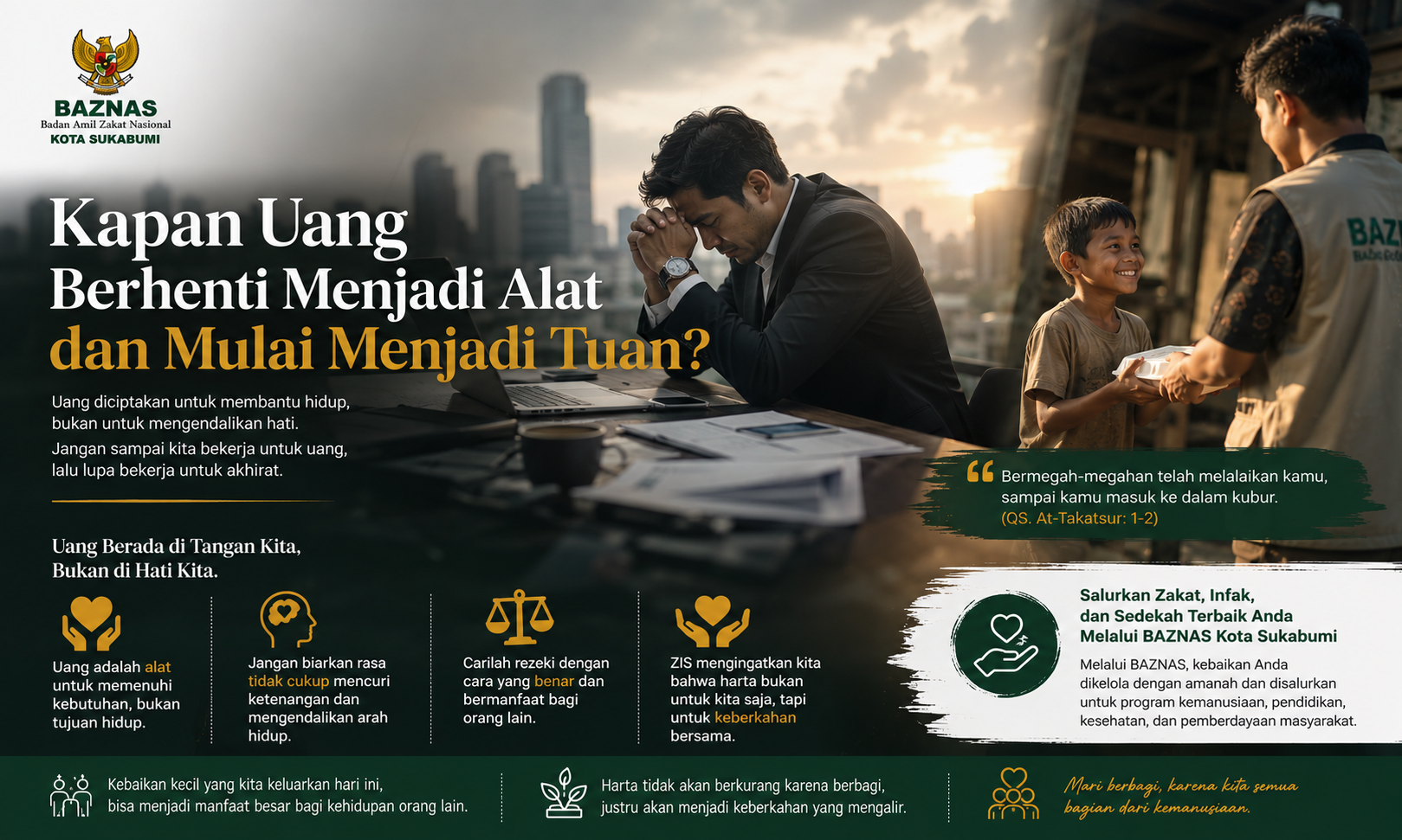 Kapan Uang Berhenti Menjadi Alat dan Mulai Menjadi Tuan?