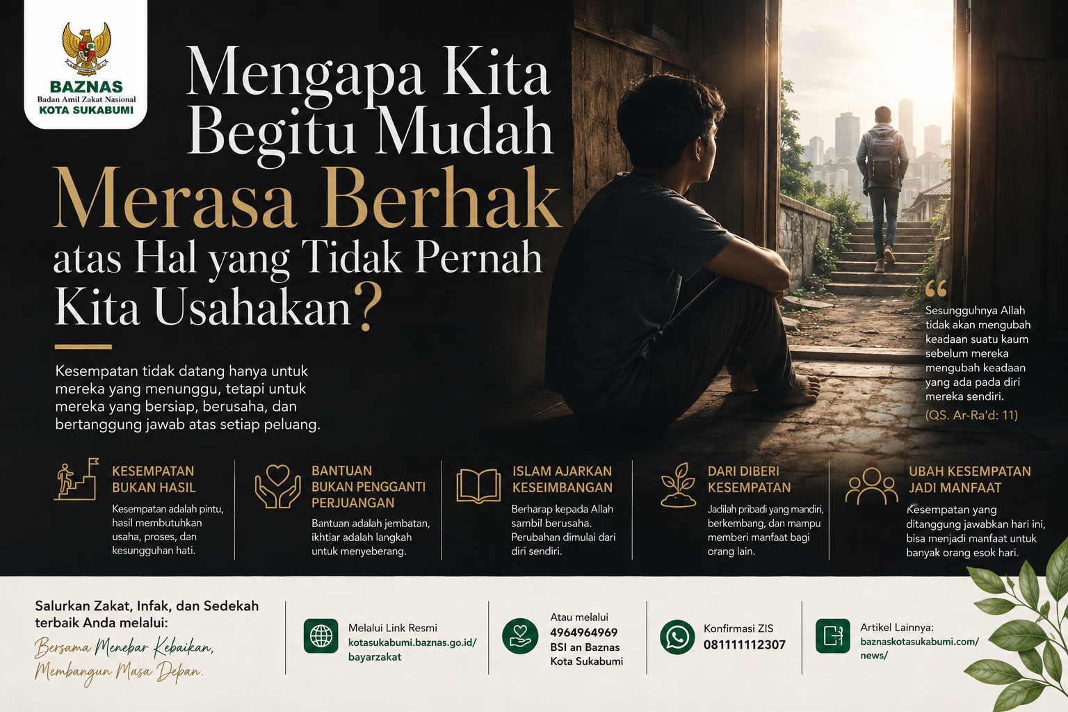 Mengapa Kita Begitu Mudah Merasa Berhak atas Hal yang Tidak Pernah Kita Usahakan?