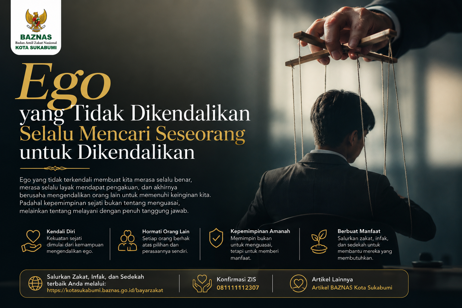 Ego yang Tidak Dikendalikan Selalu Mencari Seseorang untuk Dikendalikan