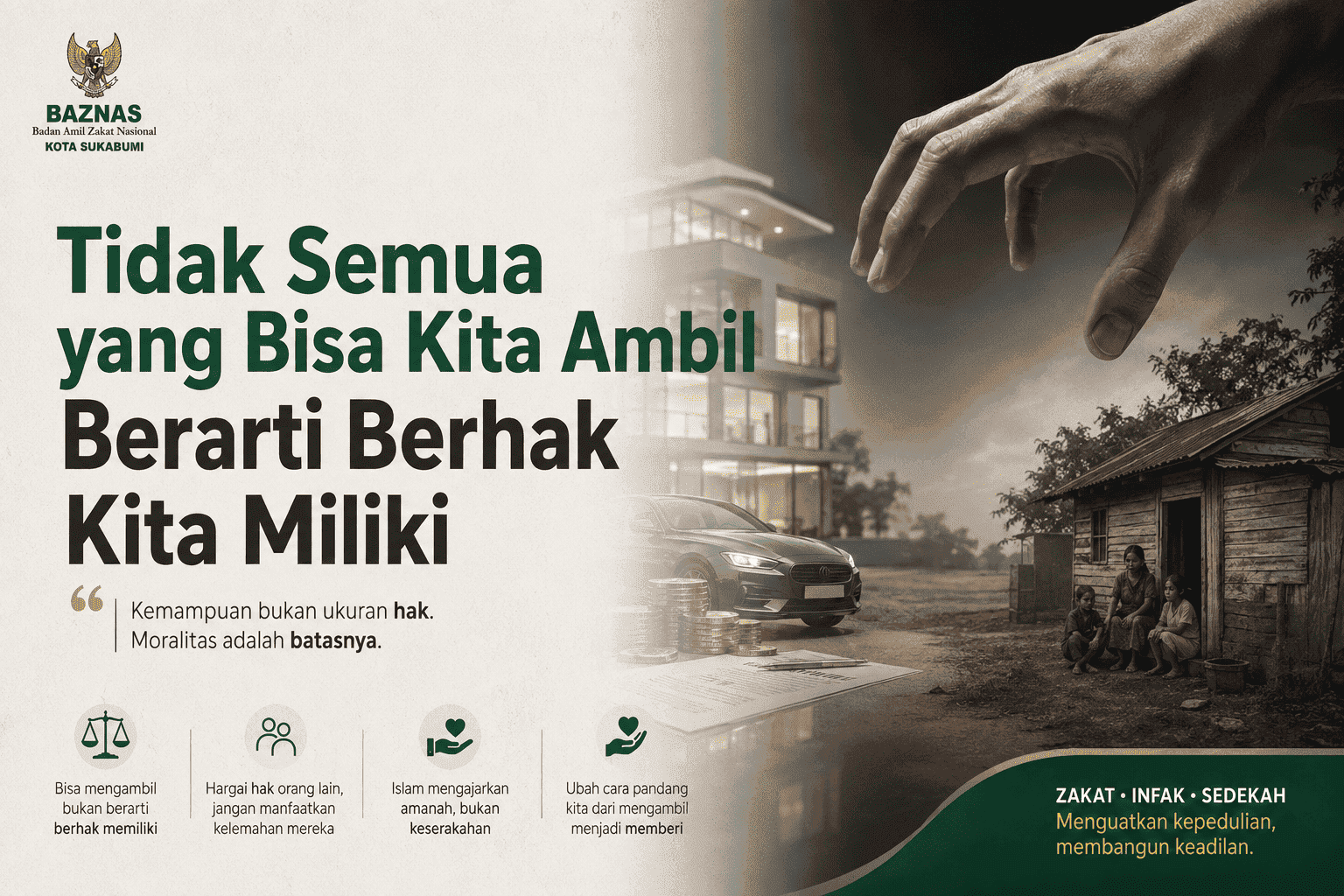 Tidak Semua yang Bisa Kita Ambil Berarti Berhak Kita Miliki