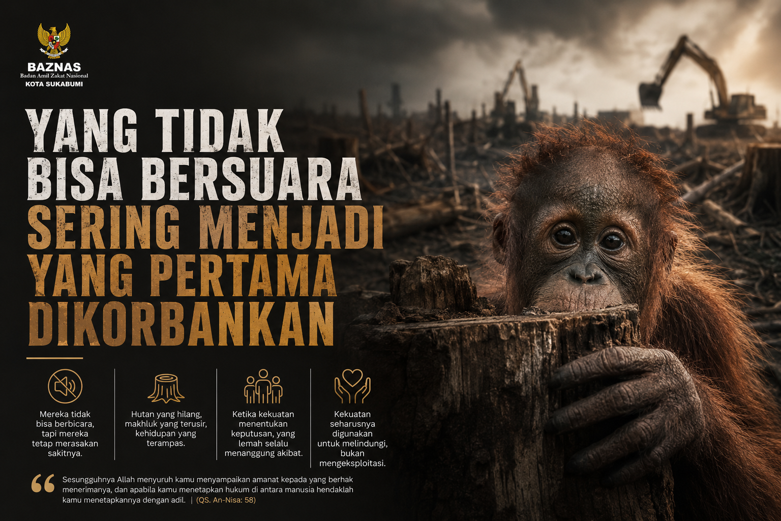 Yang Tidak Bisa Bersuara Sering Menjadi yang Pertama Dikorbankan