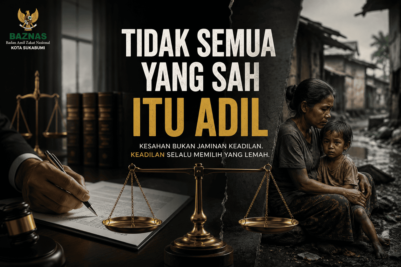 Tidak Semua yang Sah Itu Adil