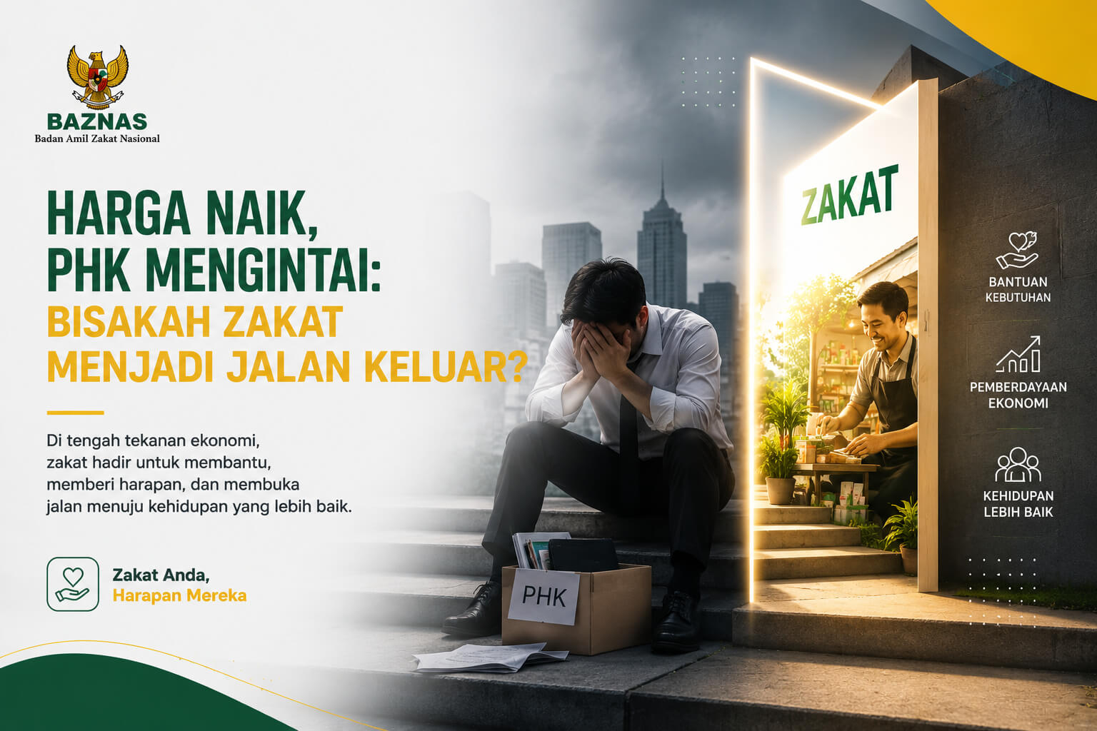 Harga Naik, PHK Mengintai Bisakah Zakat Menjadi Jalan Keluar
