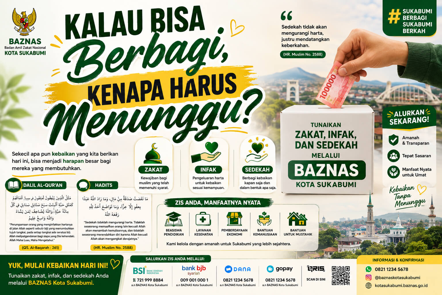 Kalau Bisa Berbagi, Kenapa Harus Menunggu