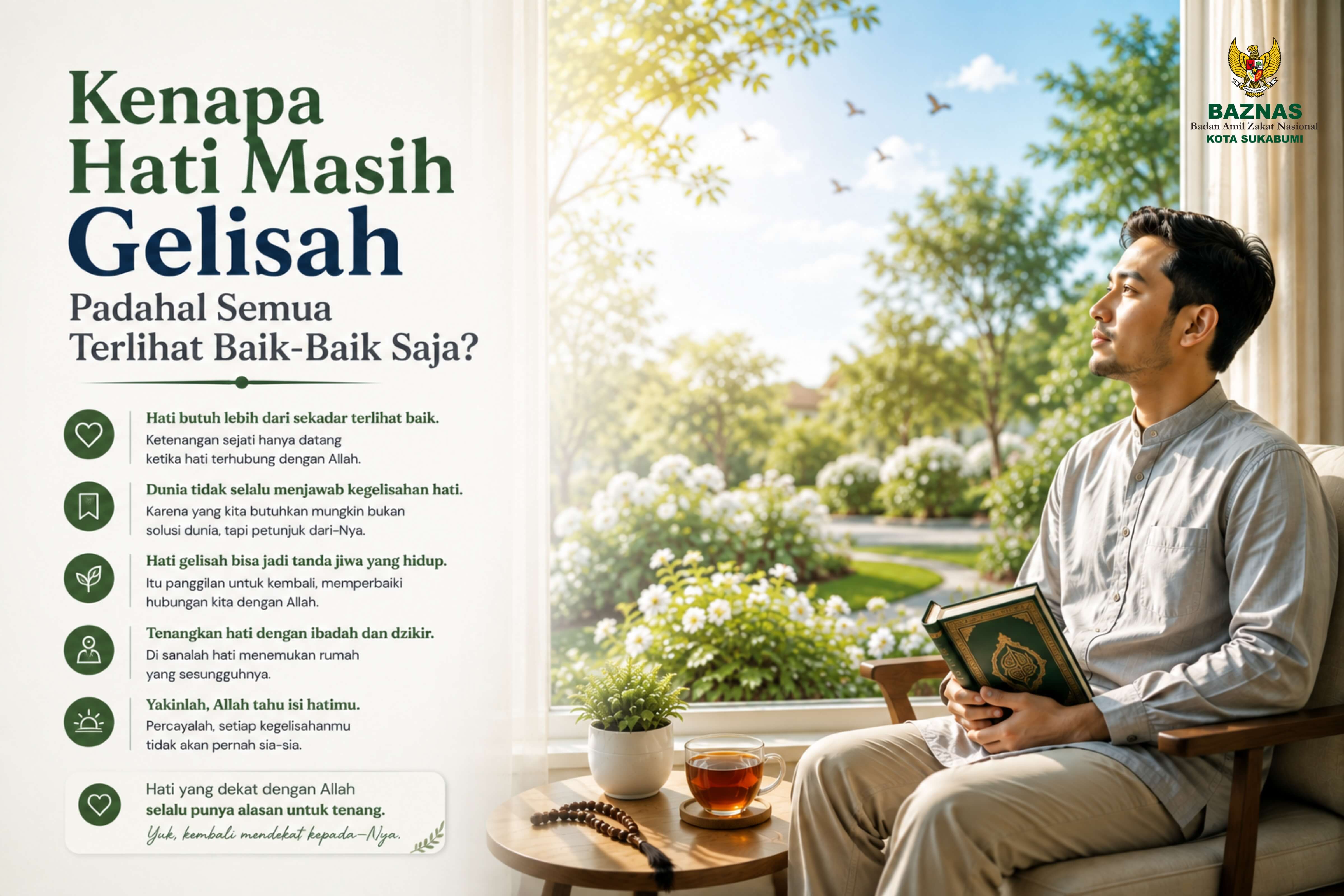 Kenapa Hati Masih Gelisah Padahal Semua Terlihat Baik-Baik Saja