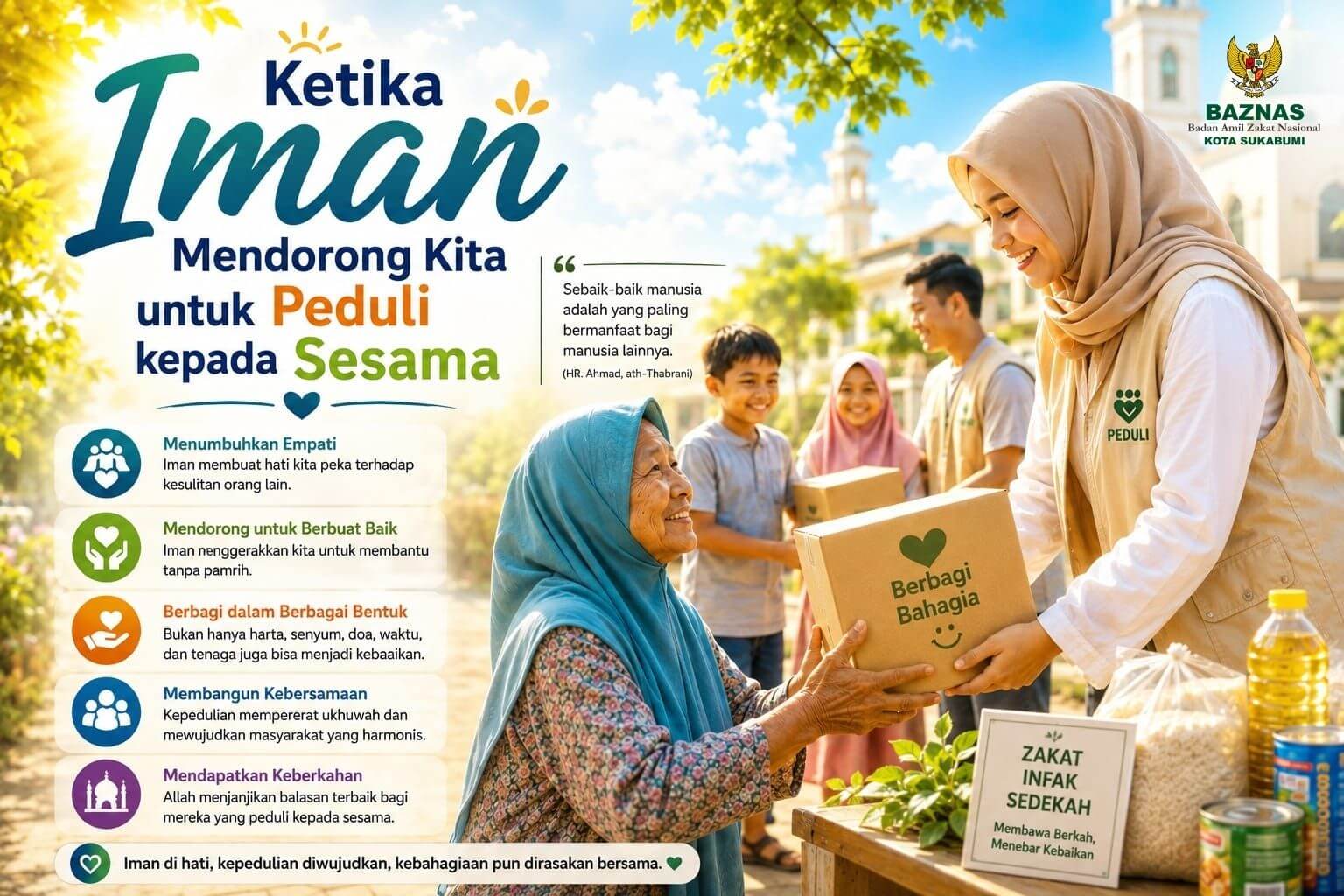Ketika Iman Mendorong Kita untuk Peduli kepada Sesama