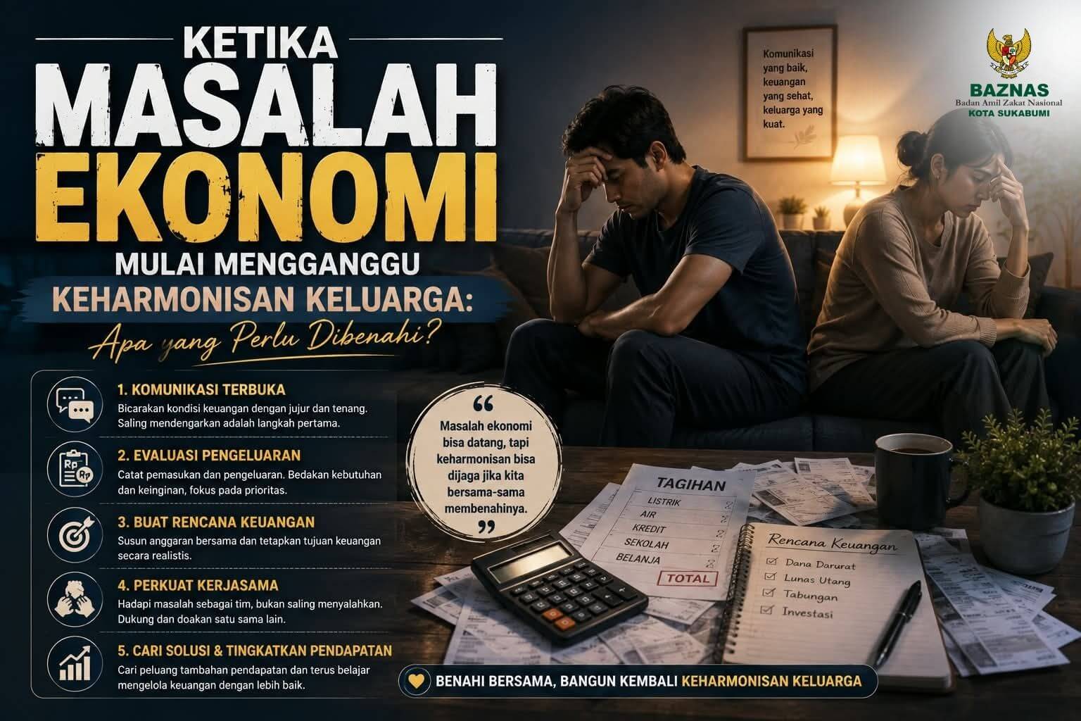 Ketika Masalah Ekonomi Mulai Mengganggu Keharmonisan Keluarga, Apa yang Perlu Dibenahi