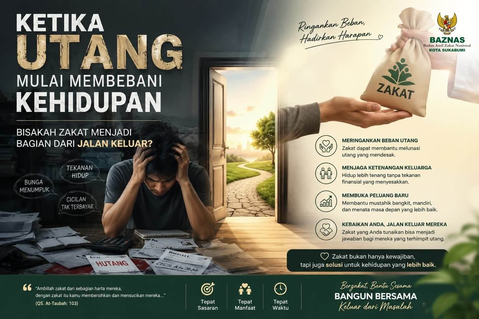 Ketika Utang Mulai Membebani Kehidupan Bisakah Zakat Menjadi Bagian dari Jalan Keluar 