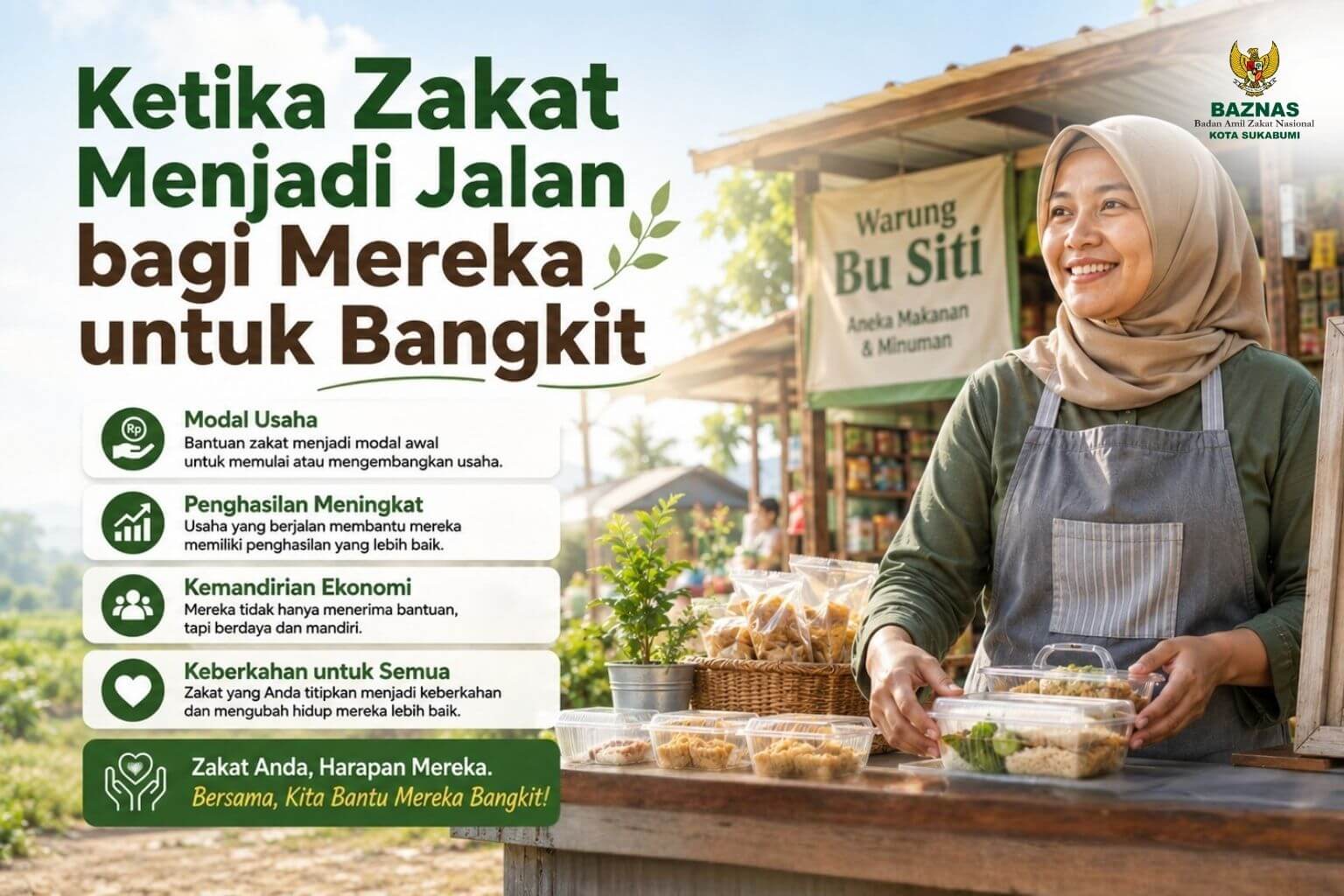 Ketika Zakat Menjadi Jalan bagi Mereka untuk Bangkit
