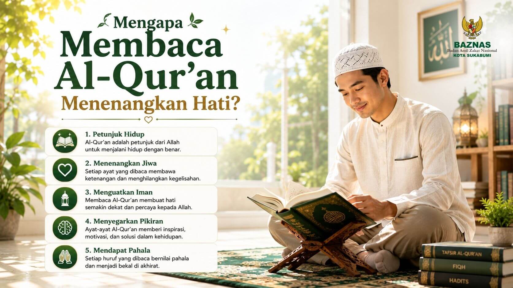 Mengapa Membaca Al-Qur'an Menenangkan Hati