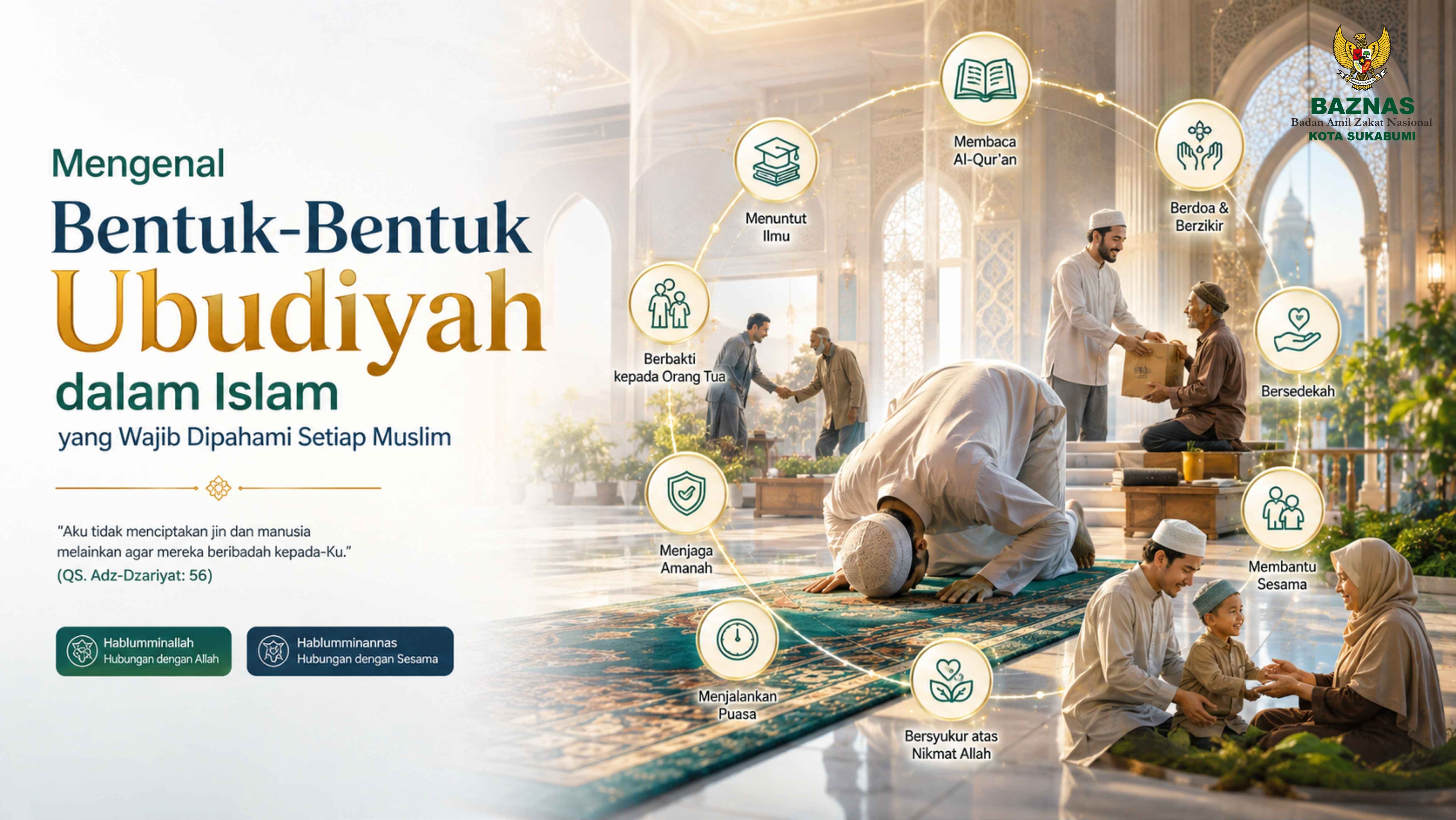 Mengenal bentuk bentuk ubudiyah dalam islam