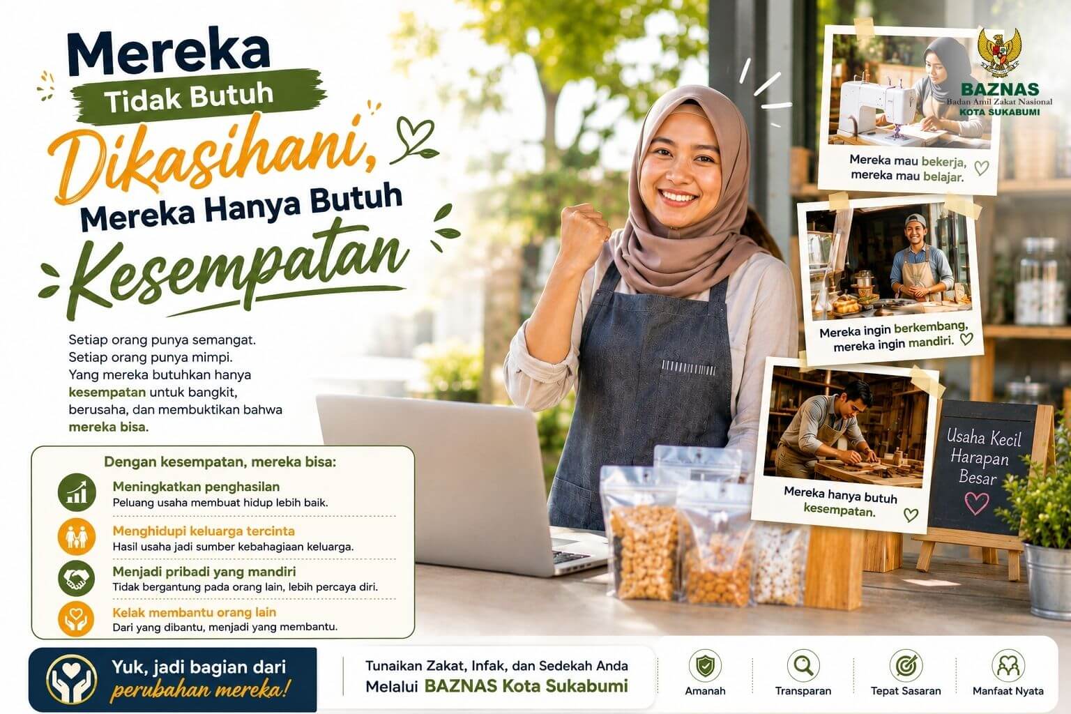 Mereka Tidak Butuh Dikasihani, Mereka Hanya Butuh Kesempatan 
