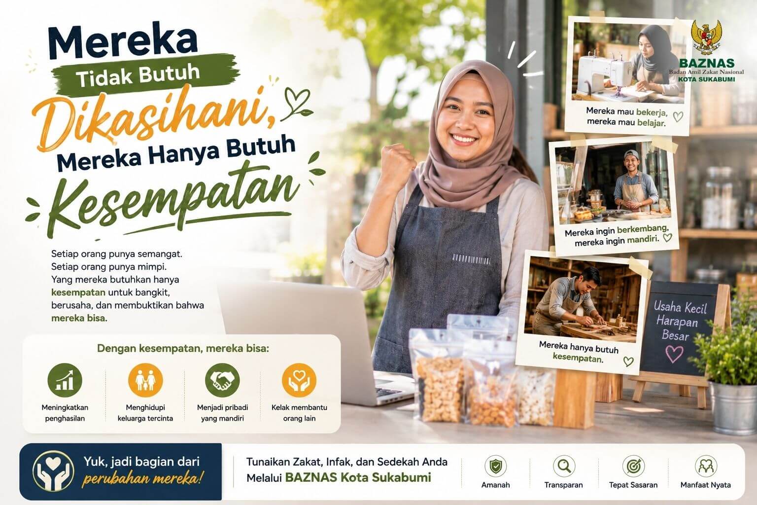 Mereka Tidak Butuh Dikasihani, Mereka Hanya Butuh Kesempatan