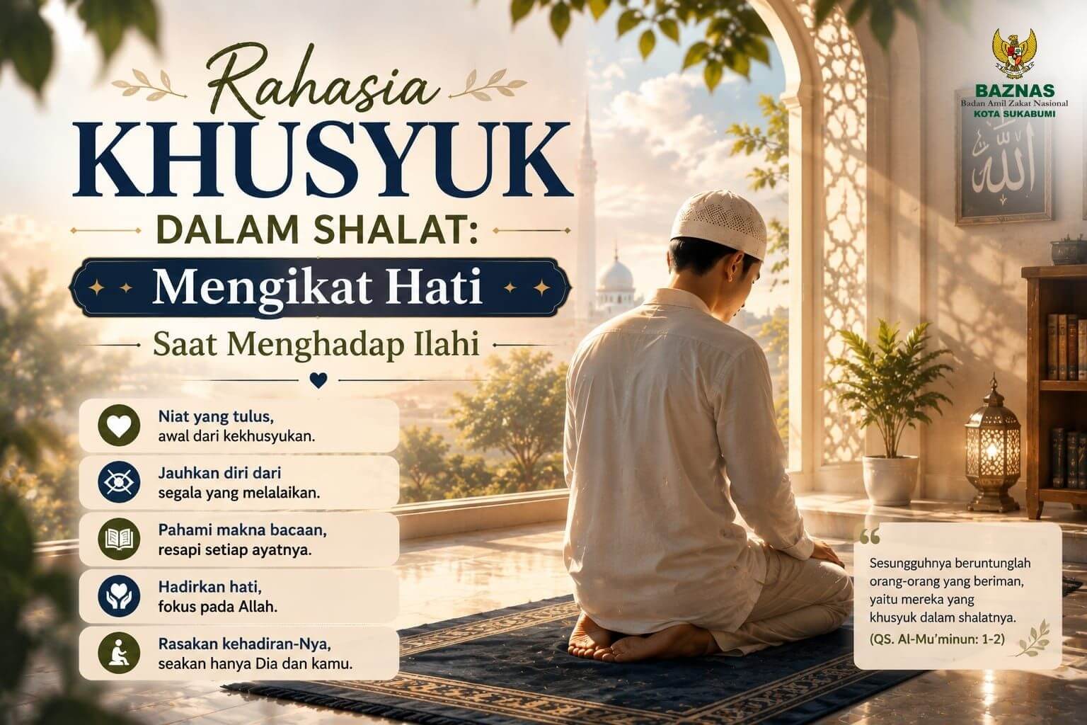 Rahasia Khusyuk dalam Shalat Mengikat Hati Saat Menghadap Ilahi 