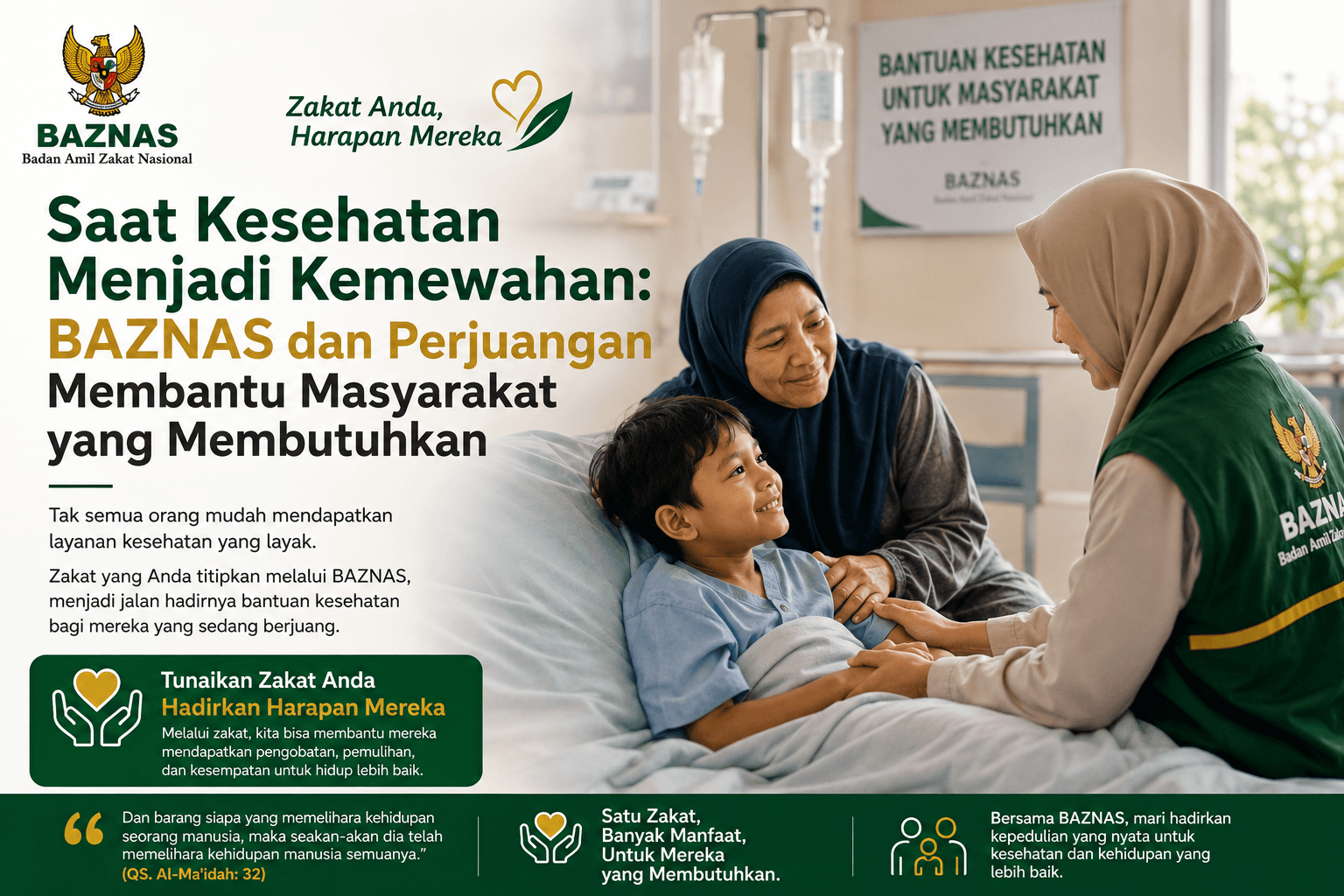 Saat Kesehatan Menjadi Kemewahan BAZNAS dan Perjuangan Membantu Masyarakat yang Membutuhkan