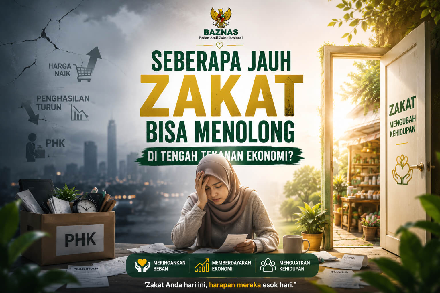 Seberapa Jauh Zakat Bisa Menolong di Tengah Tekanan Ekonomi