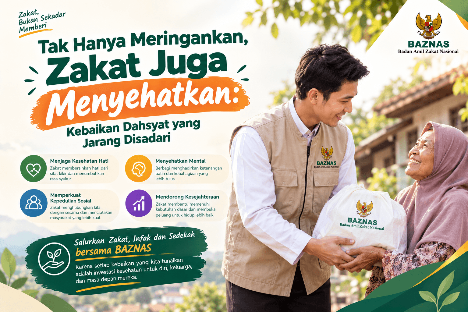 Tak Hanya Meringankan, Zakat Juga Menyehatkan Kebaikan Dahsyat yang Jarang Disadari