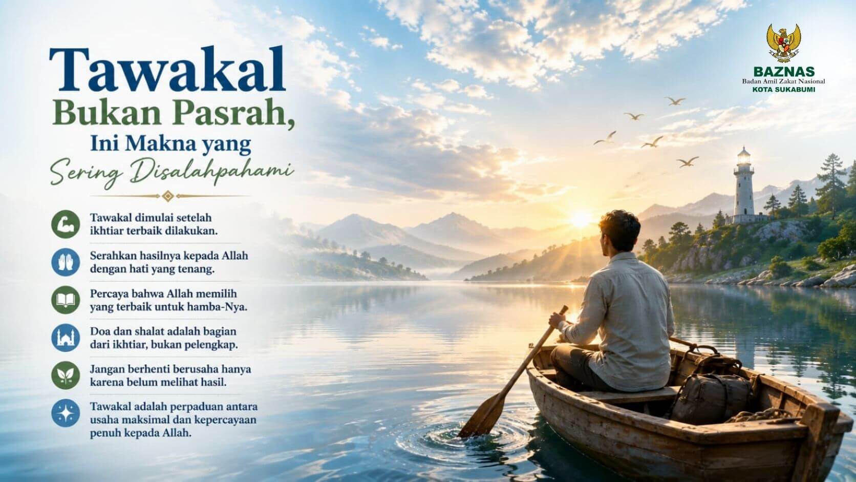 Tawakal Bukan Pasrah, Ini Makna yang Sering Disalah pahami 
