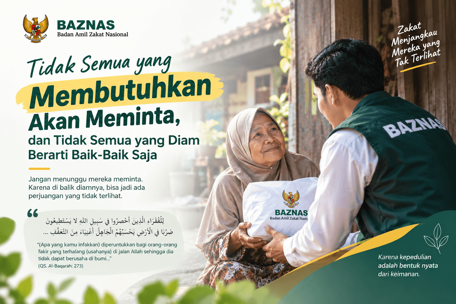 Tidak Semua yang Membutuhkan Akan Meminta, dan Tidak Semua yang Diam Berarti Baik-Baik Saja