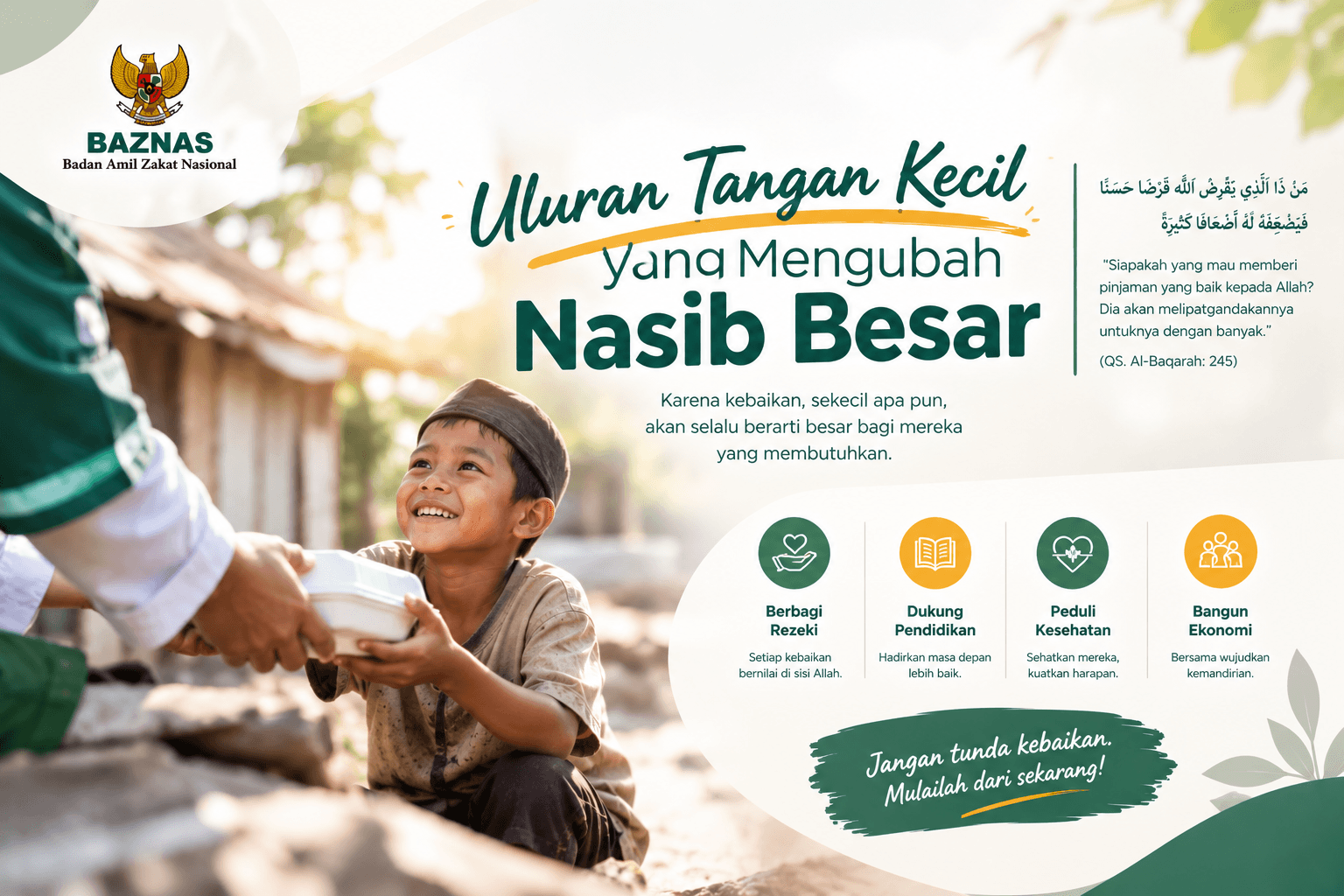 Uluran Tangan Kecil yang Mengubah Nasib Besar