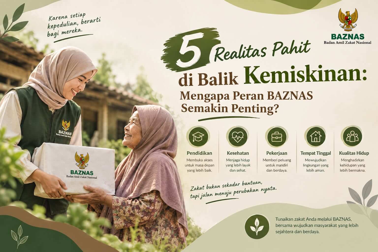 5 Realitas Pahit di Balik Kemiskinan Mengapa Peran BAZNAS Semakin Penting