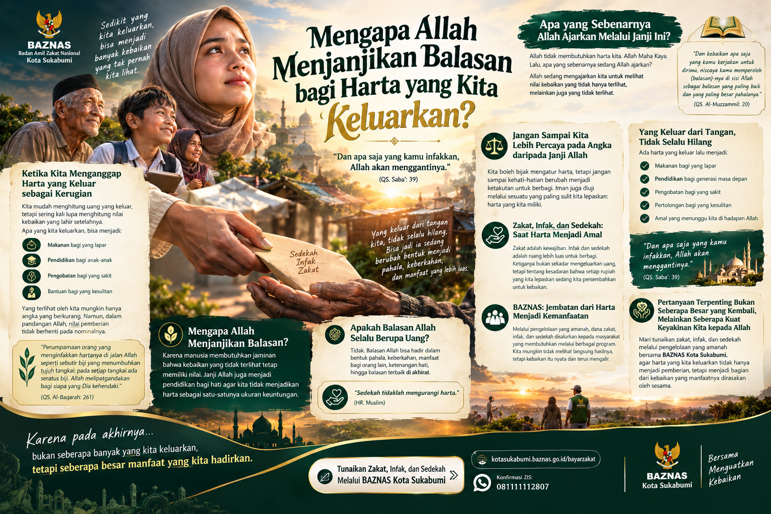Mengapa Allah Menjanjikan Balasan bagi Harta yang Kita Keluarkan?