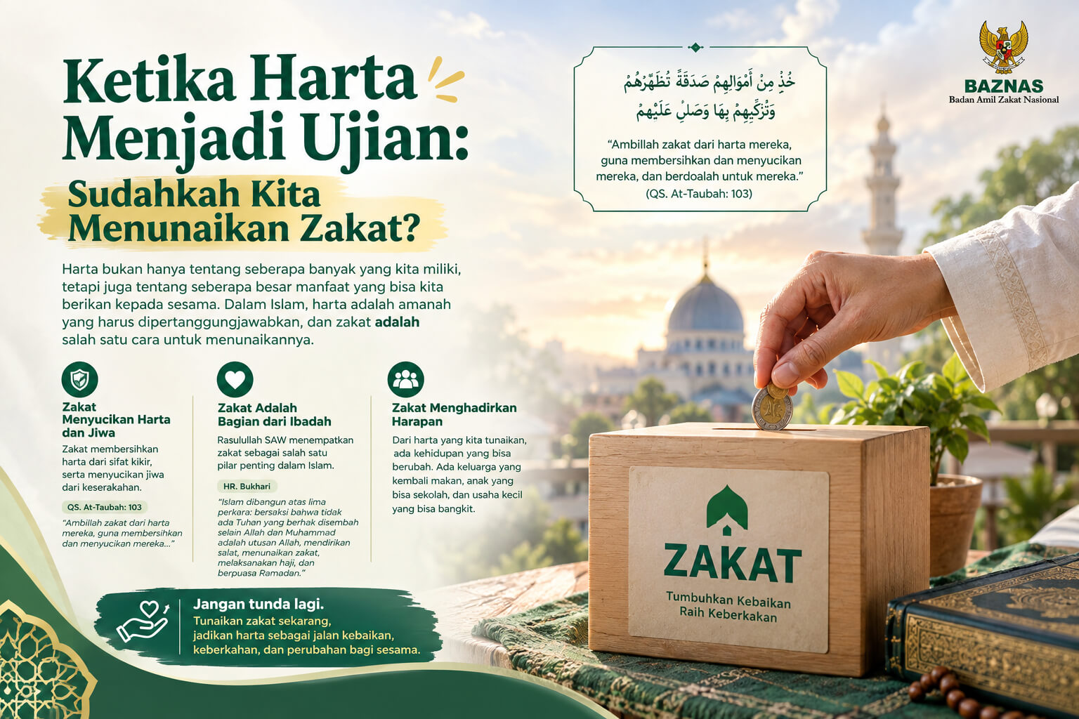 Ketika Harta Menjadi Ujian Sudahkah Kita Menunaikan Zakat